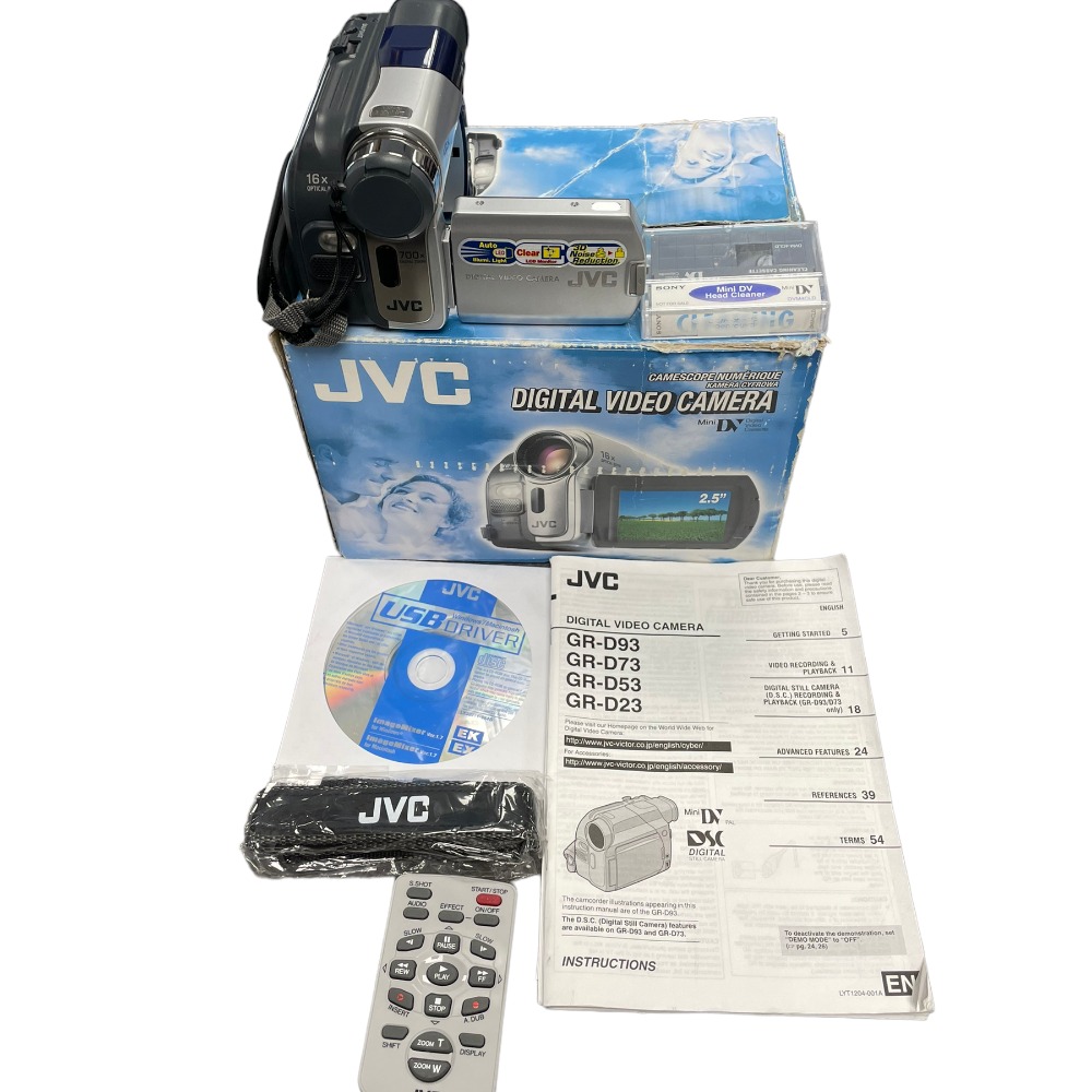Boxed JVC GRD340EK MINI DV Digital Video Camera Camcorder Own4Less